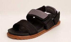 1010 -  Sandalia Birken Opala Cinza/ Preto